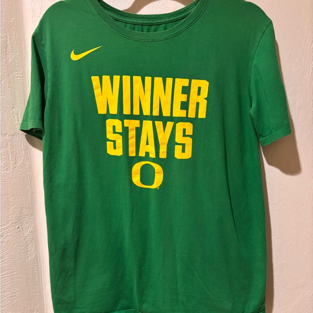 Oregon Nike Green Athletic Tee